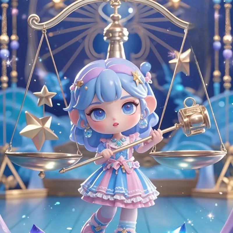 ảnh cung thiên bình chibi siêu đẹp