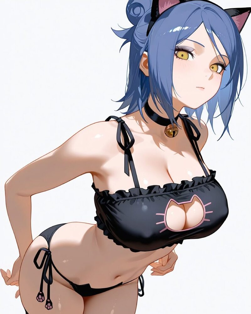 anime gái xinh mặc bikini