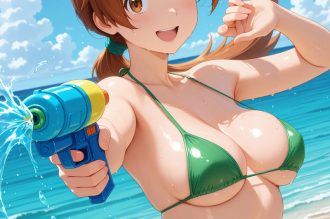 Bộ sưu tập hình ảnh nữ anime bikini sexy đầy khiêu gợi