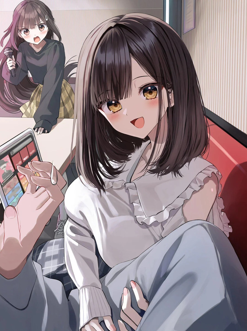 anime nữ quyến rũ tóc ngắn