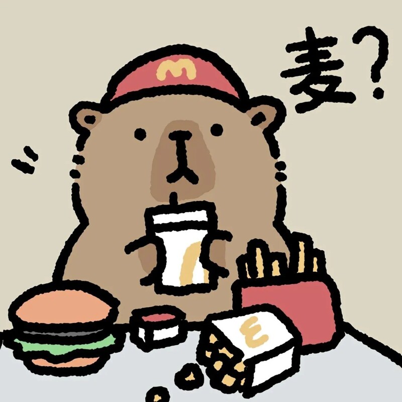 capybara chibi ăn sáng