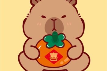 1001+ hình nền Capybara chibi gây sốt các mạng xã hội