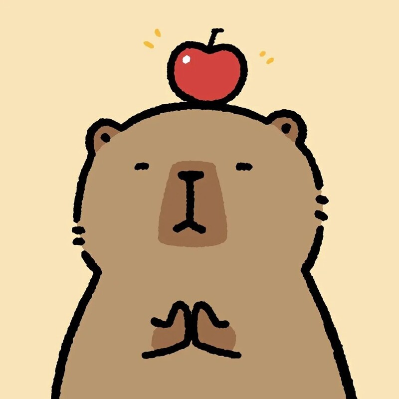 capybara chibi dễ thương