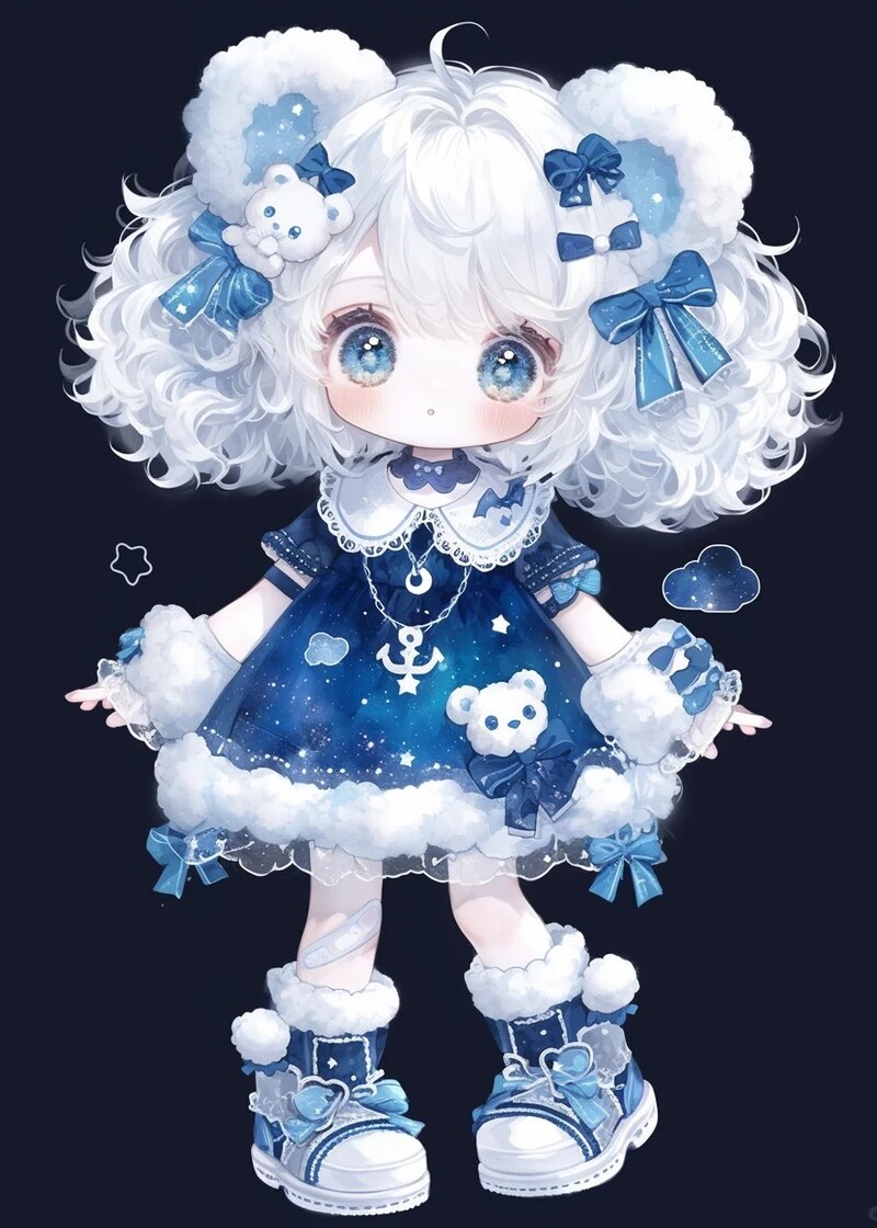 chibi 311 nền đen