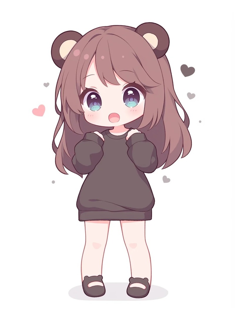 chibi nữ ngầu