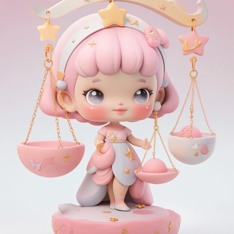 cung thiên bình chibi 3d đẹp