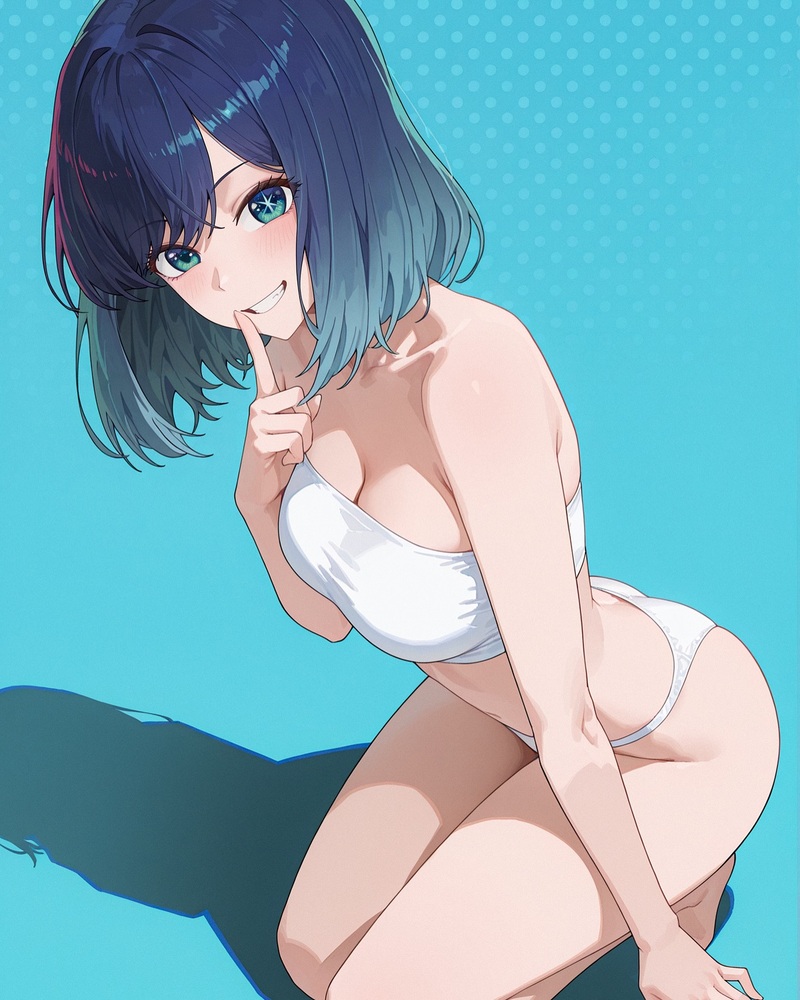 gái xinh anime mặc bikini