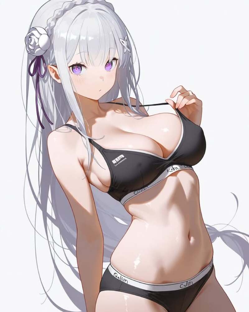 gái xinh mặc bikini anime