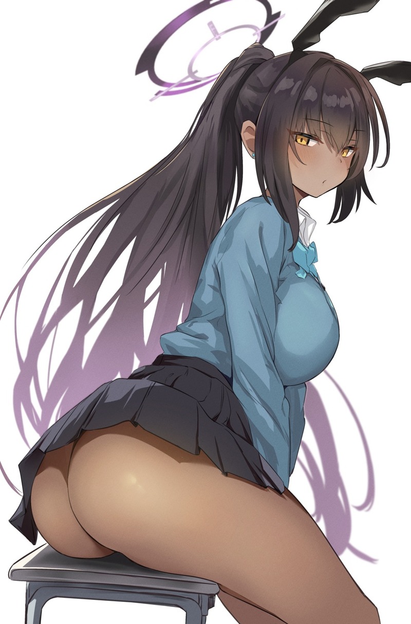 hình ảnh anime mông to váy ngắn