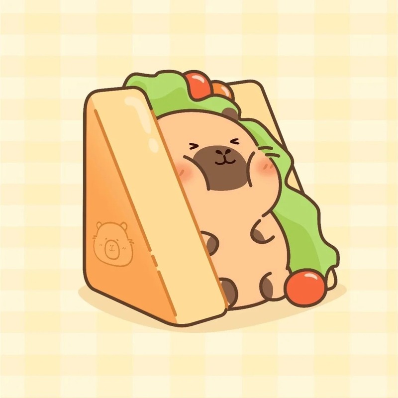 hình ảnh capybara chibi anime
