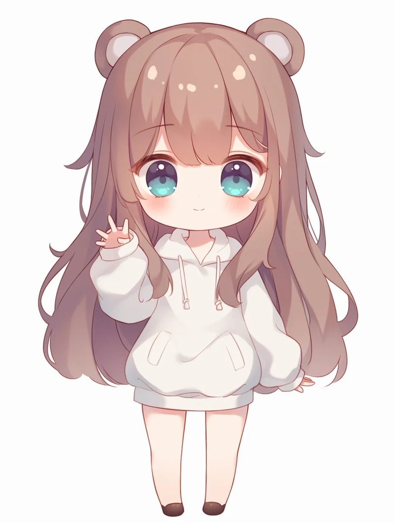 hình ảnh chibi nữ cute dễ thương