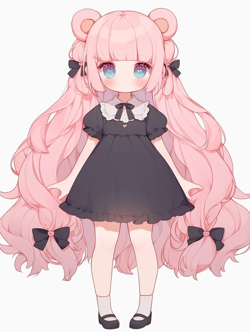 hình ảnh chibi nữ cute dễ vẽ