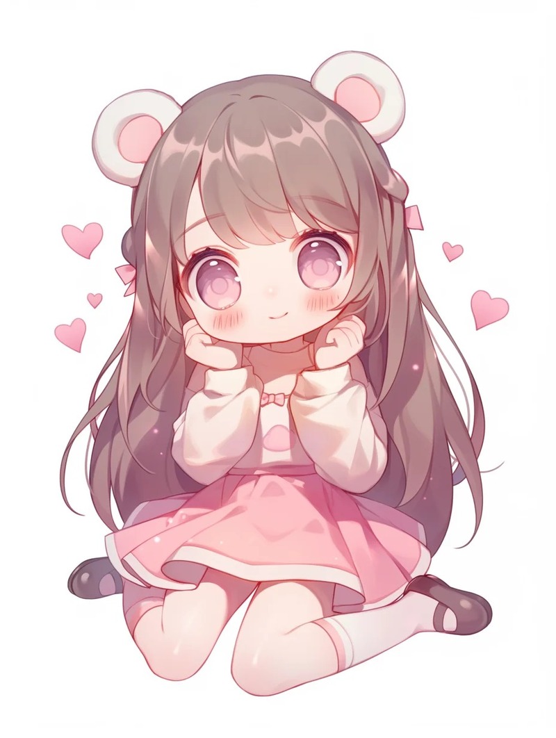 hình ảnh chibi nữ cute xinh xỉu