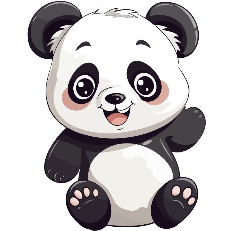 hình ảnh gấu trúc chibi cute đáng yêu