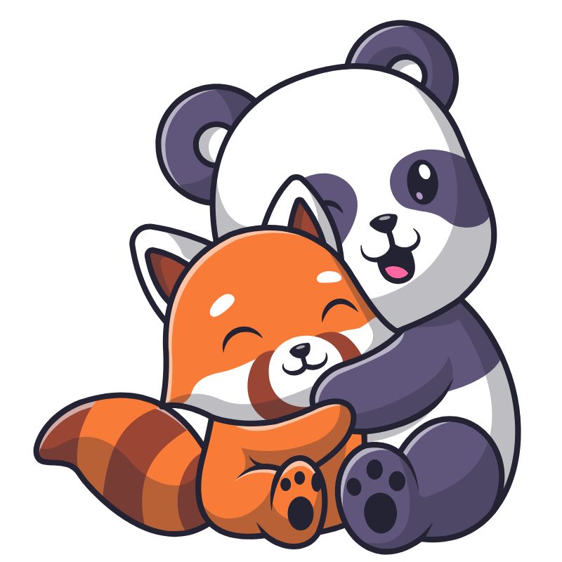 hình ảnh gấu trúc chibi cute dễ thương