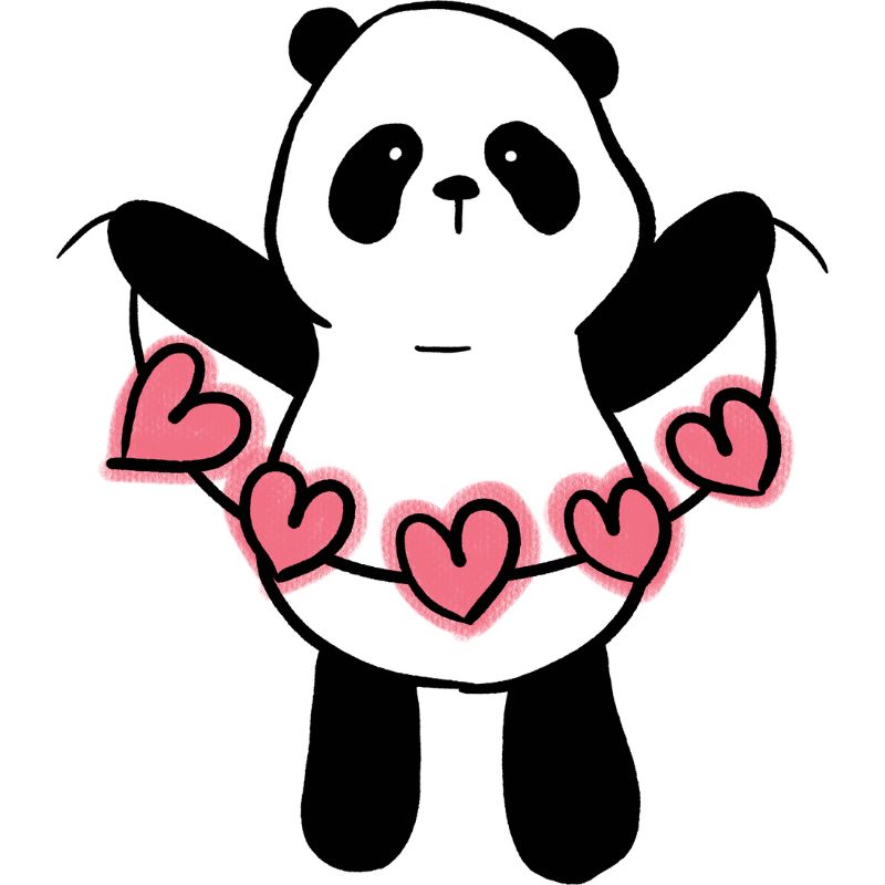 hình ảnh gấu trúc chibi cute siêu đẹp