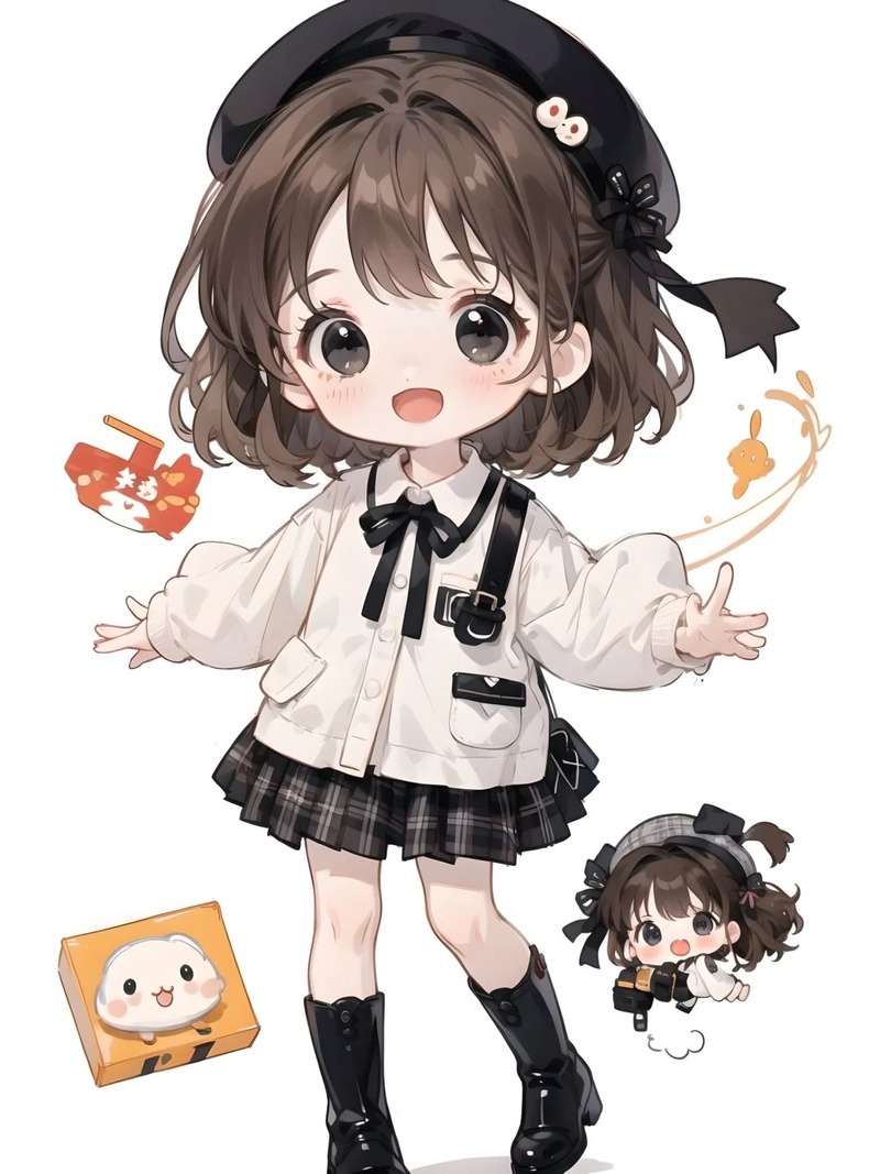 hình anime nữ chibi