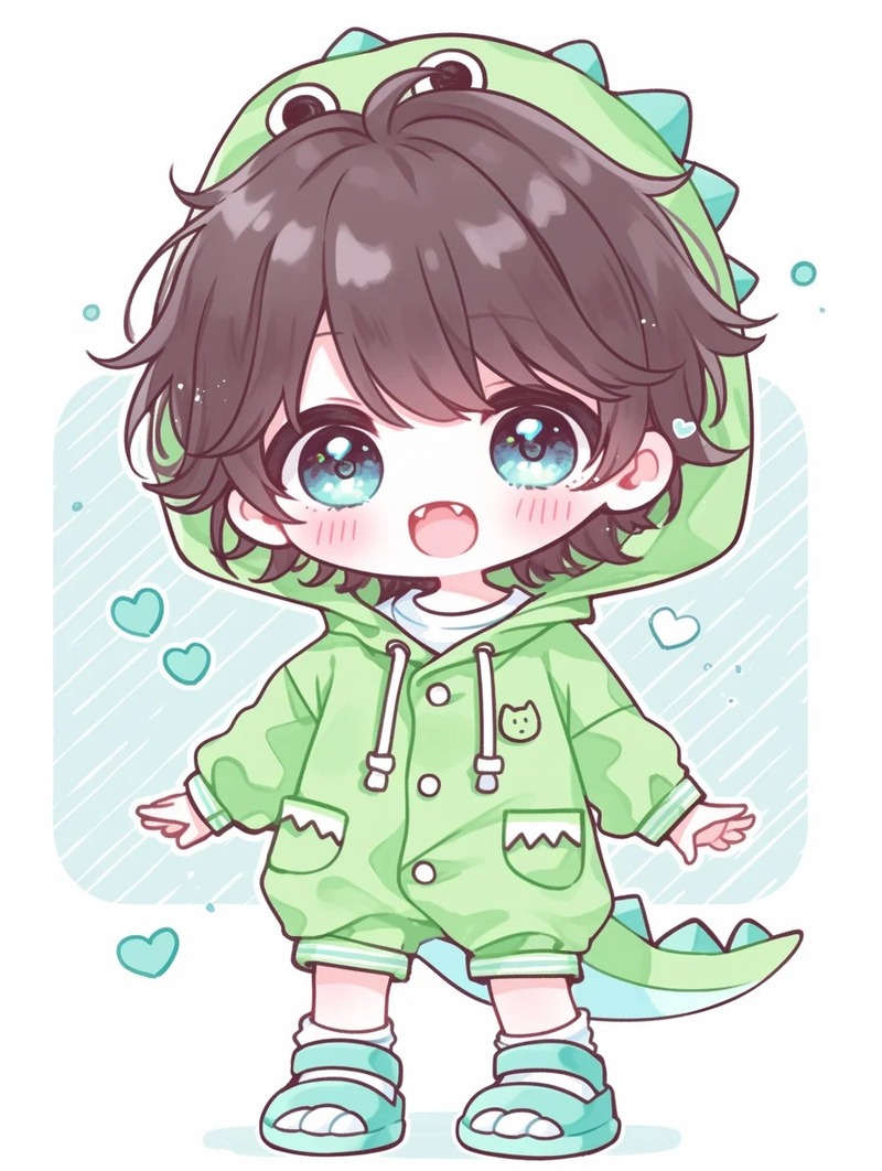 hinh chi bi cute