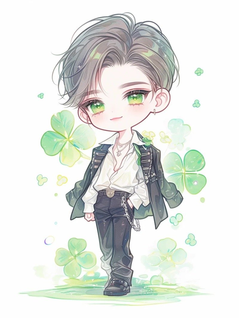 hình chibi 311 may mắn