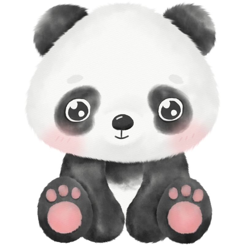 hình gấu trúc chibi cute 4k