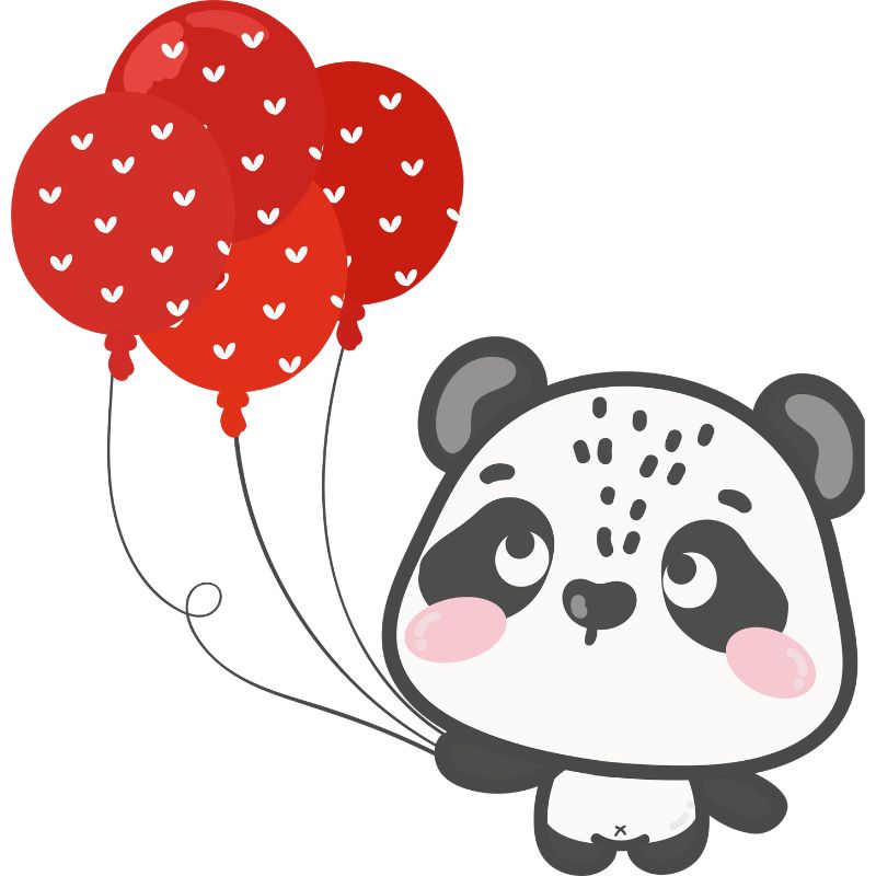 hình gấu trúc chibi cute đáng yêu