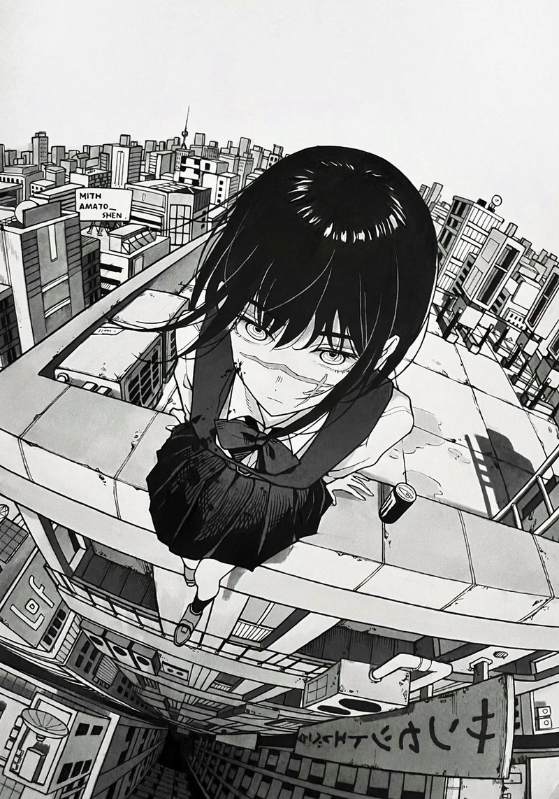 hình nền anime đen trắng