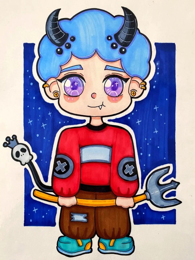 hình nền cute chibi độc đáo