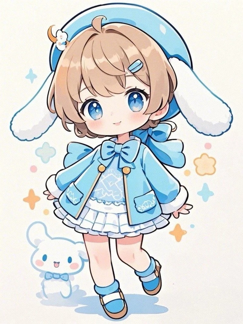 hình nền cute chibi nữ kuromi