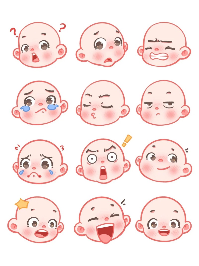 mặt chibi đa dạng