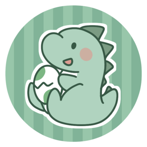 Ảnh baby khủng long chibi dễ thương