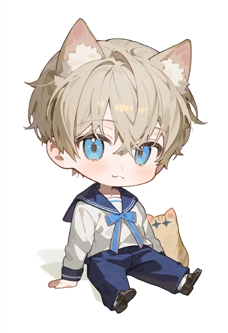 ảnh anime nam chibi