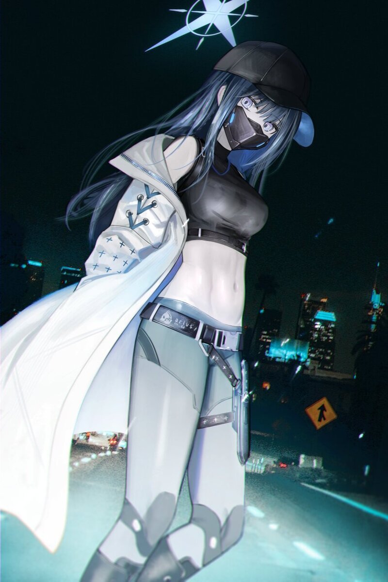 ảnh anime nữ đeo khẩu trang