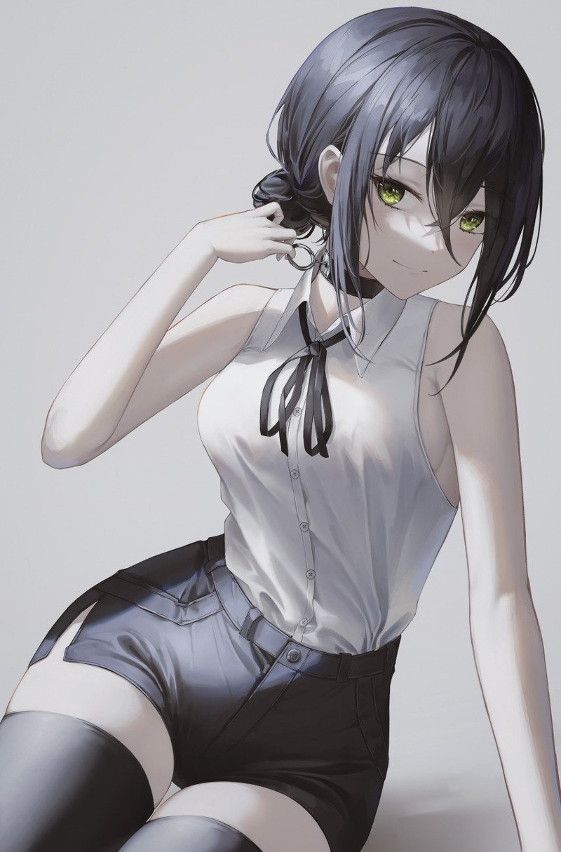 ảnh anime nữ tóc đen