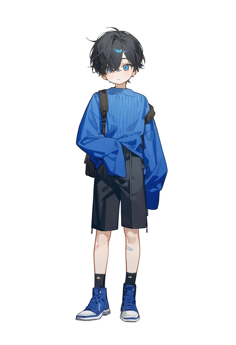 ảnh chibi nam học sinh