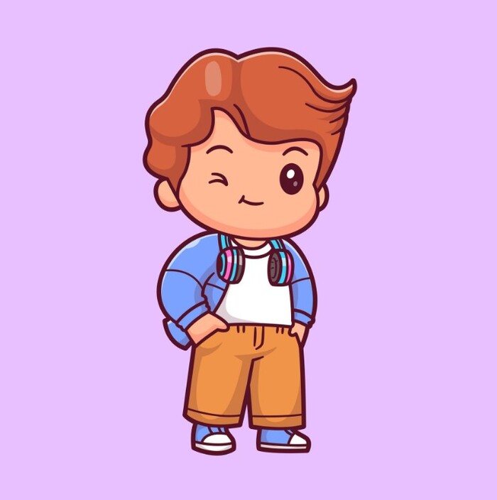 ảnh chibi nam ngầu cho bé