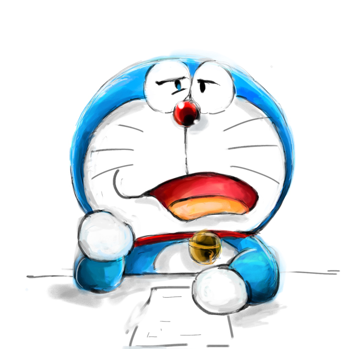 anh doraemon chibi