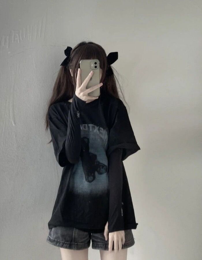 Ảnh girl ngoan che mặt