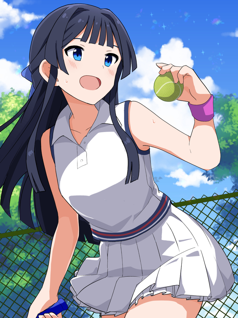 avatar anime nữ mắt xanh
