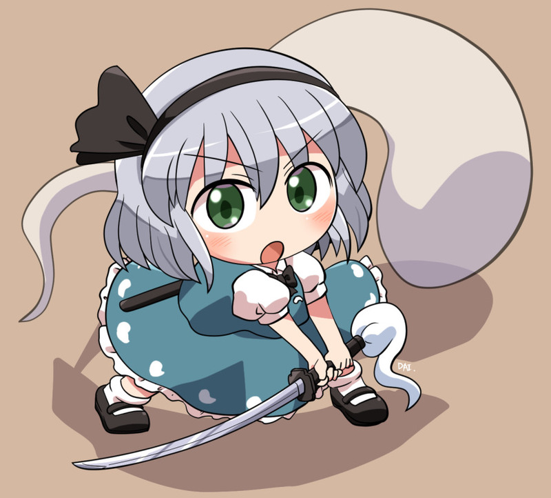chibi cầm kiếm