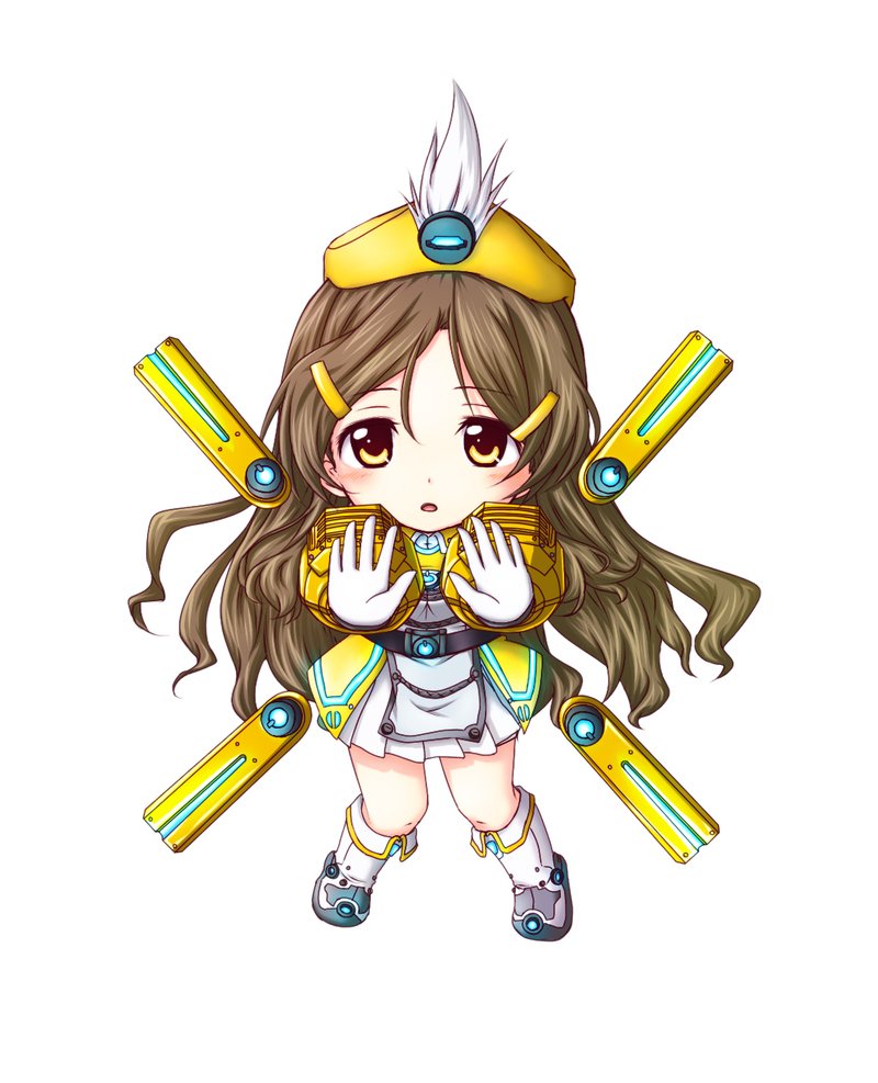 chibi nữ ngầu