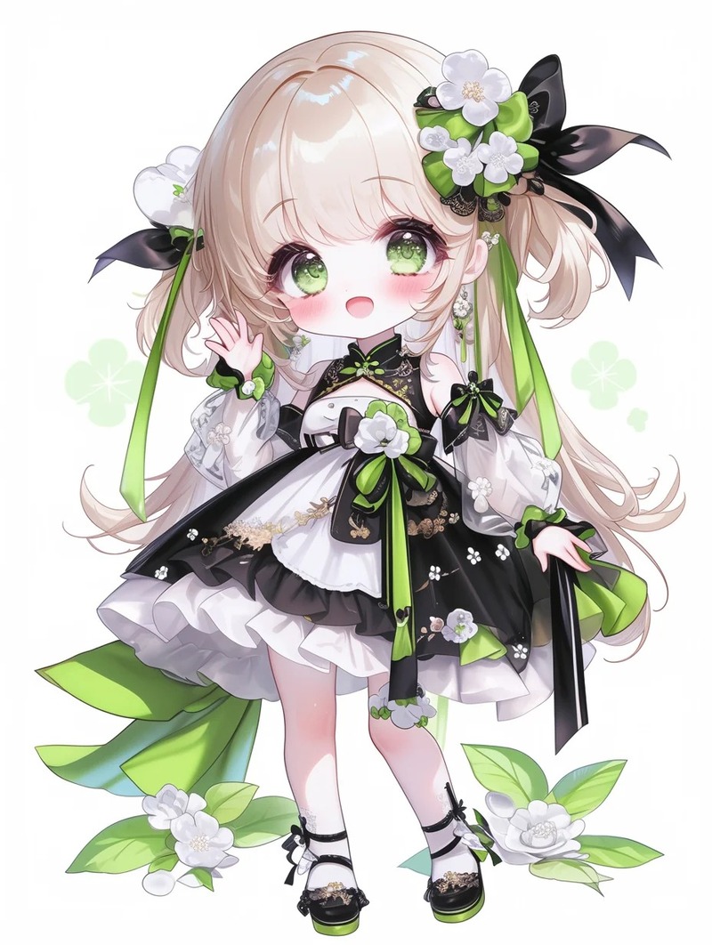 chibi xinh dễ vẽ