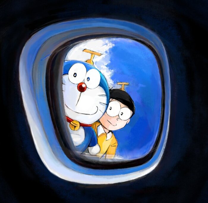 doraemon chibi cute