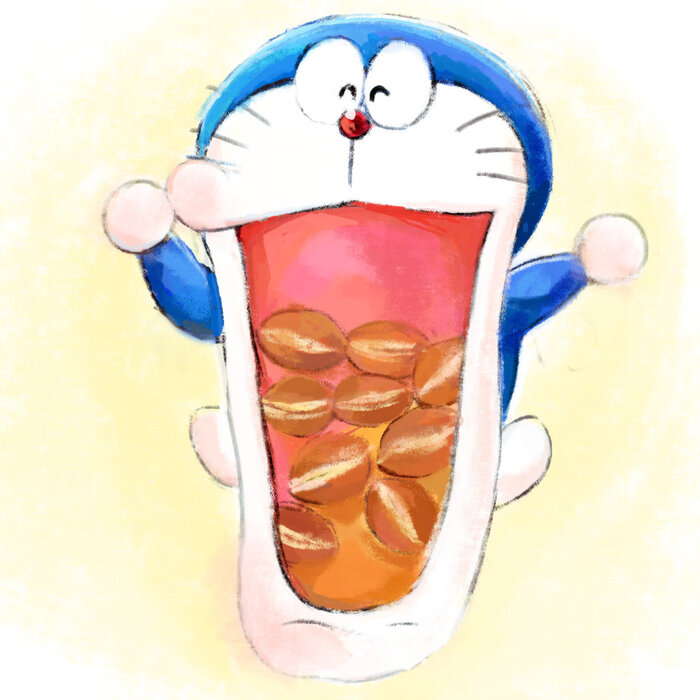 doraemon chibi dễ vẽ