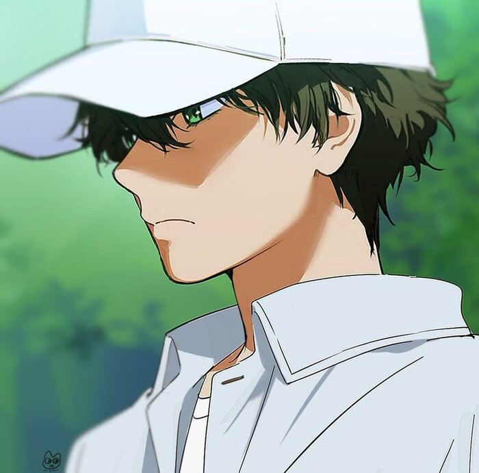 hình ảnh anime nam ngầu đội mũ