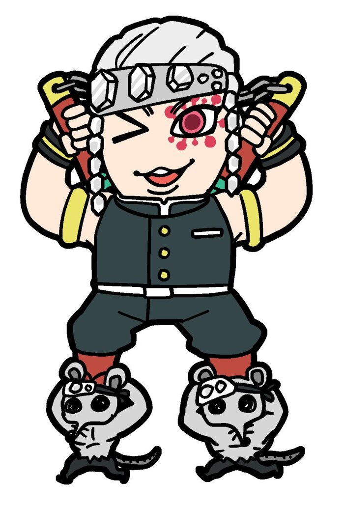 hình ảnh thanh gươm diệt quỷ chibi