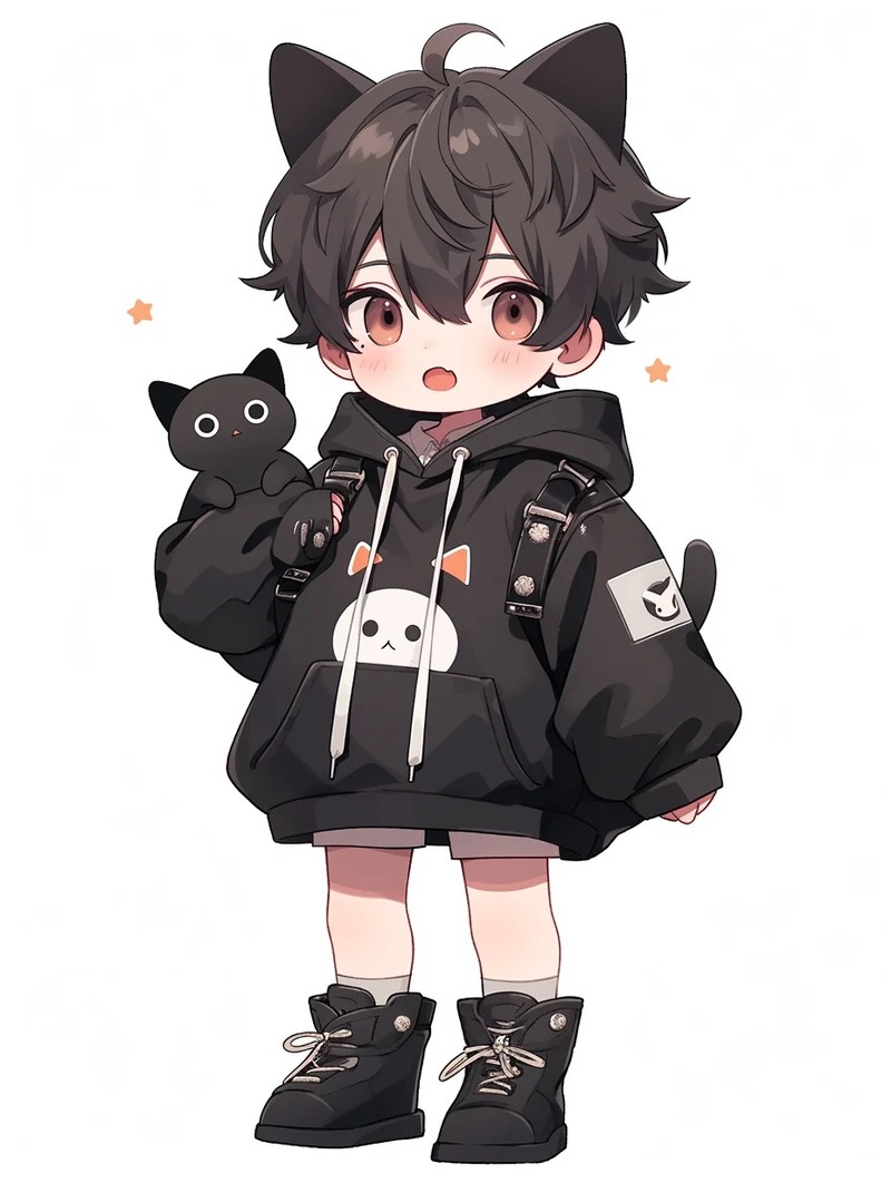 hình anime nam cute chibi