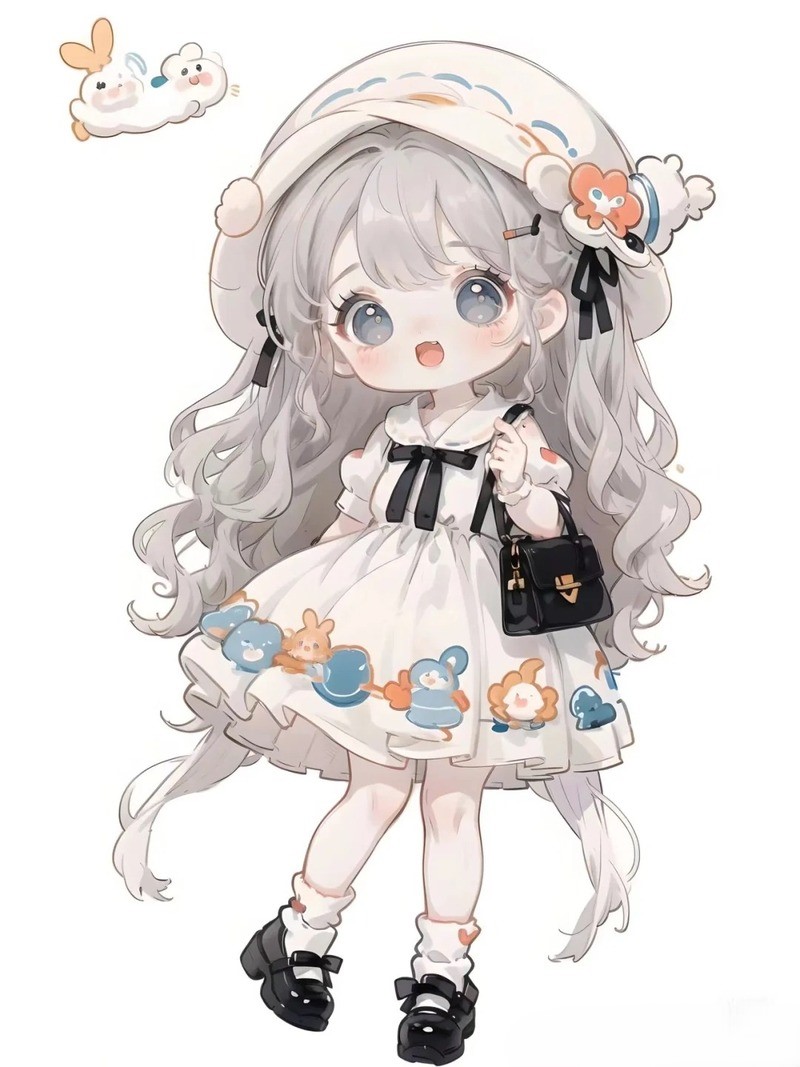 hinh chi bi cute