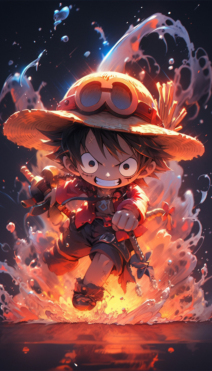 hình chibi luffy