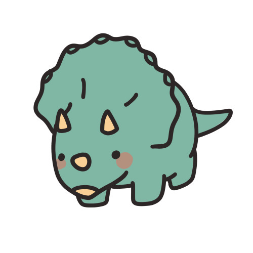 khủng long cute chibi