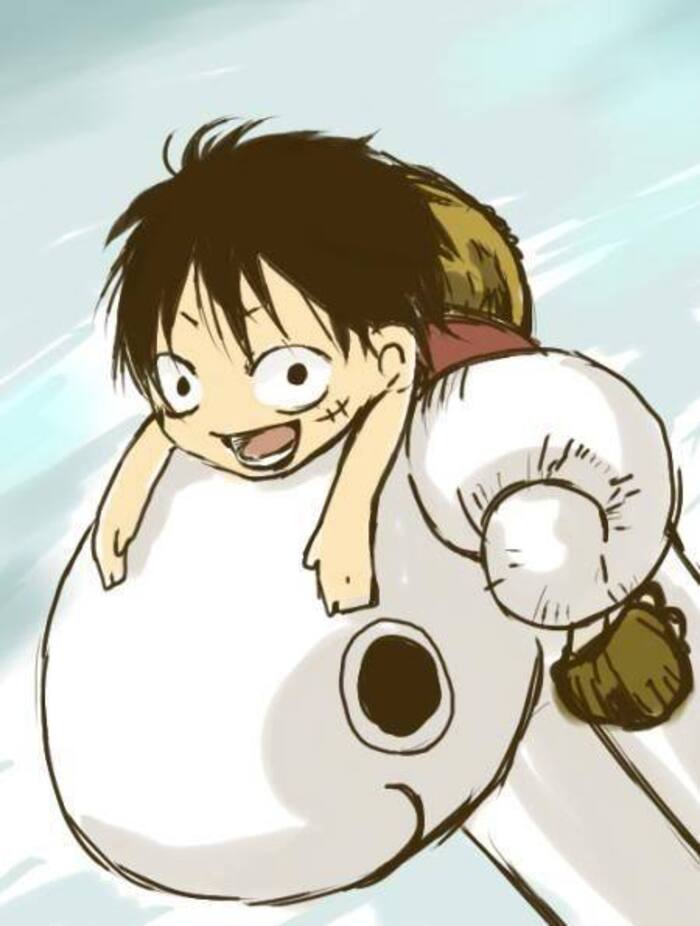 luffy chibi dễ vẽ
